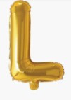 16″ Gold Foil Balloon – Letter L