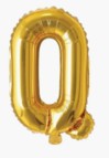 16″ Gold Foil Balloon – Letter Q