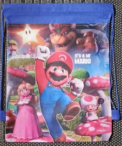 Mario Drawstring Tote Bag