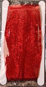 Foil Fringe Doorway Curtain Party Backdrop – Holographic Antique Red