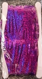 Foil Fringe Doorway Curtain Party Backdrop – Holographic Antique Purple