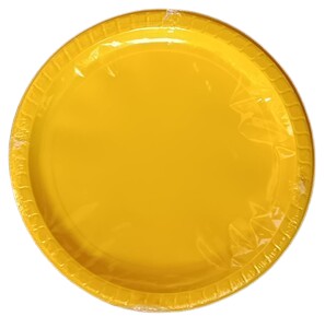 Plastic Lunch Plates 10ct – Yellow