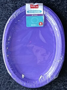 Oval Platter 30cm x 23cm 6ct – Purple