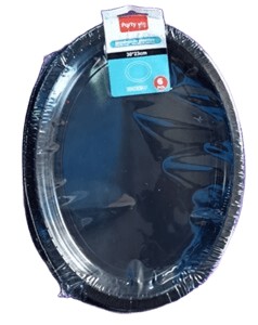 Oval Platter 30cm x 23cm 6ct – Black