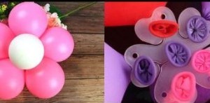 Balloon Flower Clip 4ct