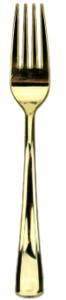 Plastic Dinner Forks 12ct – White Gold