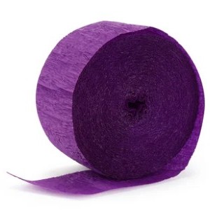 Motarro 3.5x100cm Crepe Paper Rolls 4ct – Purple