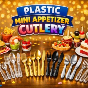 Plastic Mini Appetizer Cutlery