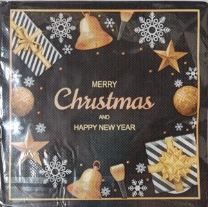 Merry Christmas & Happy New Year Lunch Napkin 20ct
