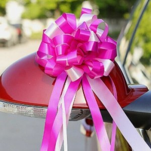 7″ Large Pull Bow – Dark Pink/Pink